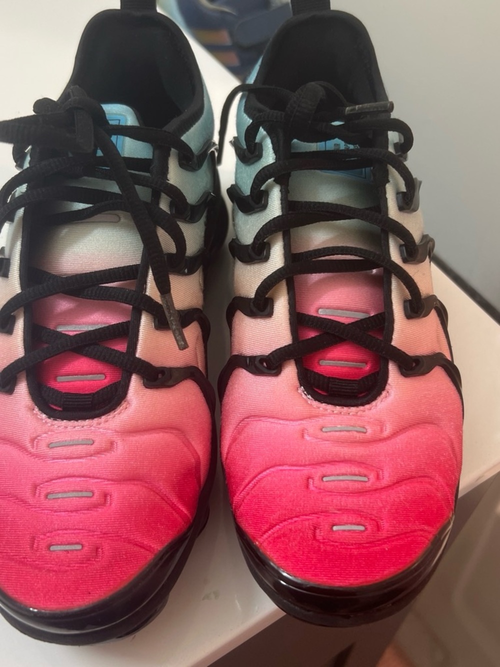 Nike Women's Ombre Pink to Blue Gradient Sneakers